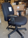 EUROTECH 498SLFJ TASK CHAIR - BLACK