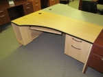 IOF PC46636CPU/RBF DESK - NATURAL MAPLE
