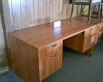 IOF UN6030D/BF/BF DBL PED DESK - CAP. CHERRY