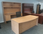 IOF BOW FRONT DESK SHOWROOM SAMPLE