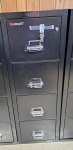 PRE-OWNED 4-DRAWER FIREPROOF VERTICAL FILE