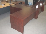 IOF SP6678L WORKSTATION - MAHOGANY IMPRESSION