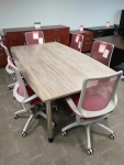 IOF SBOCB84 BOAT SHAPED CONFERENCE TABLE SOUTHWEST 84