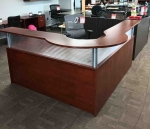 PRE-OWNED 72x78 IOF RECEPTION DESK  