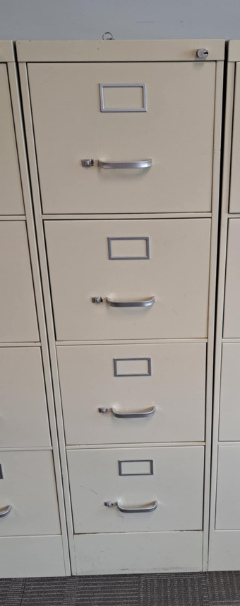 PRE-OWNED 4-DRAWER VERTICAL FILE