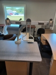 HUMANSCALE PRE-OWNED DOUBLE MONITOR ARMS