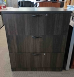 PRE-OWNED IOF 3-DRAWER LATERAL  FILE - TUXEDO UN3624LF3