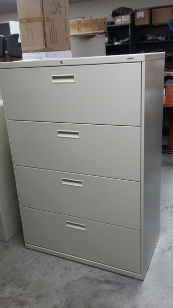 PREOWNED HON 584LL 4-DRAWER LATERAL FILE