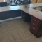 LLR 29 1/2X71 ADJUSTABLE HEIGHT WORKSTATION WITH RETURN - MAHOGANY (Image 3)