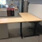 PRE-OWNED ELECTRIC HEIGHT DESK WITH PRIVACY PANEL (Image 3)
