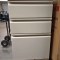 PRE-OWNED 3-DRAWER STRUCTURAL SUPPORTING FILING CABINETS  (Image 1)