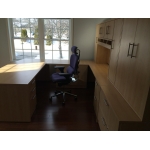 oversized desk and credenza